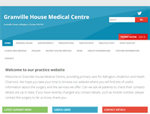 Tablet Screenshot of granvillehousemc.co.uk